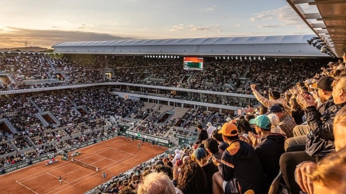 Sân đấu chính Philippe Chatrier ở Roland Garros. Ảnh: RG