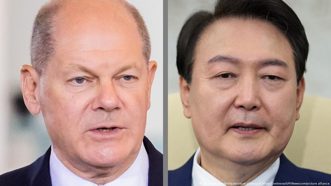 Thủ tướng Đức Olaf Scholz sẽ hội đàm với Tổng thống Hàn Quốc Yoon Suk Yeol và hôm nay, 21/5 tại thủ đô Seoul. (Nguồn: DW)