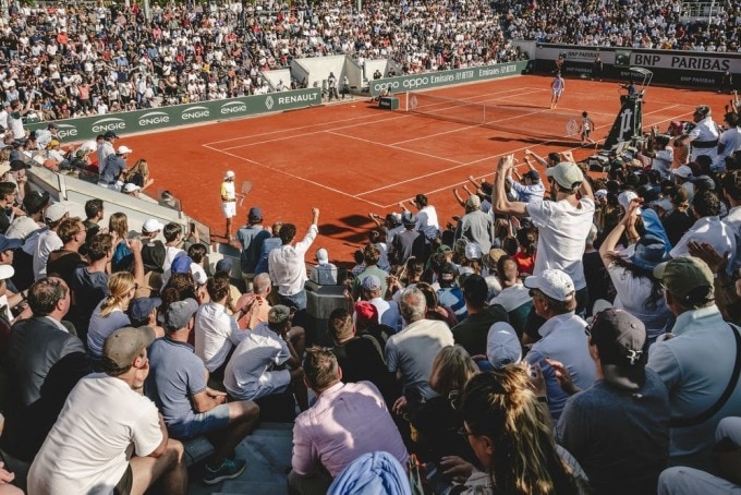 Roland Garros 2023 là giải đấu có mức thưởng lớn nhất lịch sử trong số các giải đất nện. Ảnh: AP