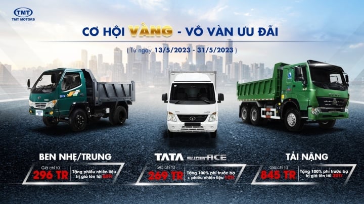 TMT Motors tung ưu đãi cực sốc tháng 5, giá bán chỉ từ 269 triệu đồng - 1