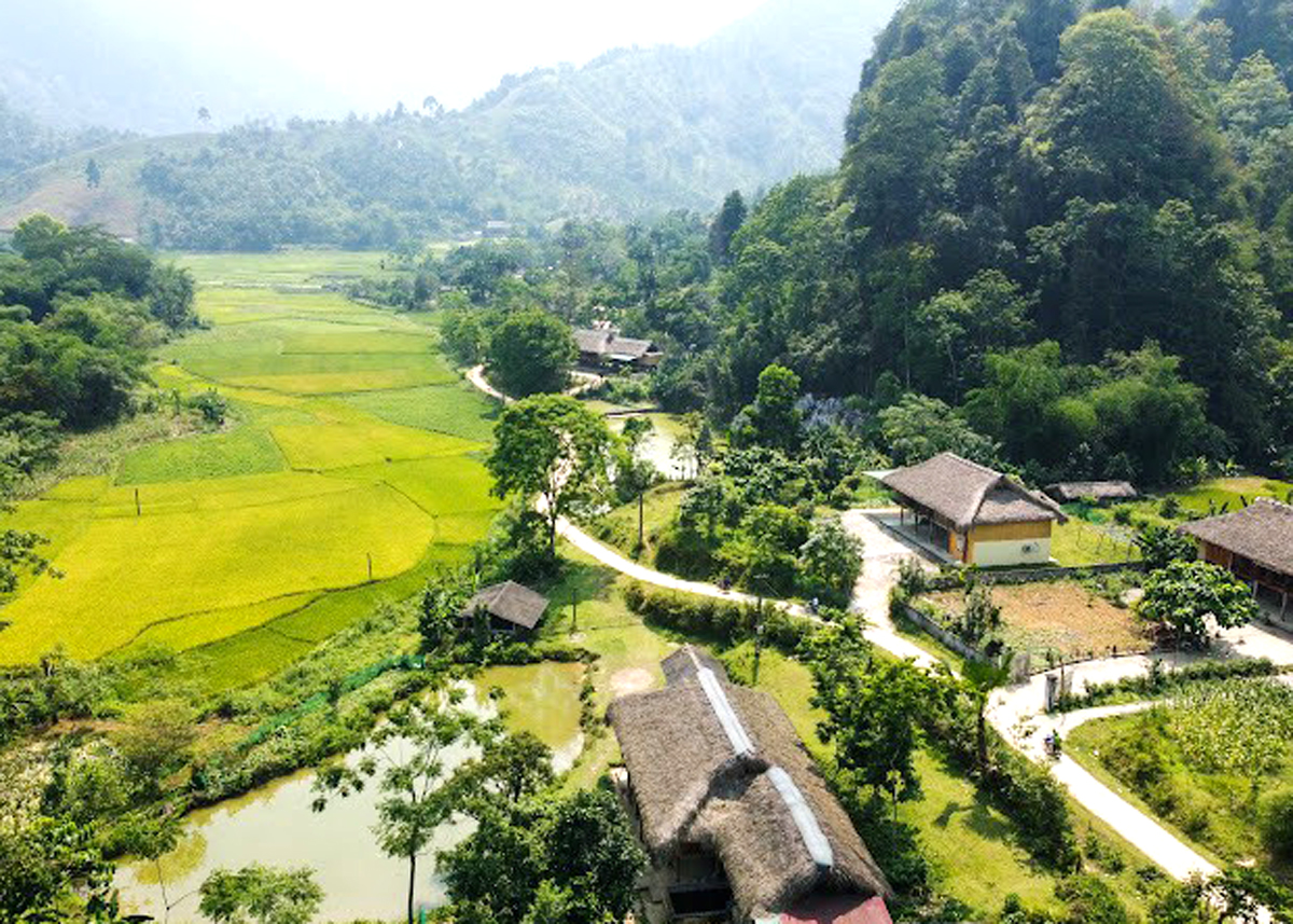 Bình yên thôn Khun, xã Bằng Lang (Quang Bình).