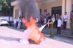 Công an tỉnh tuyên truyền công tác phòng cháy chữa cháy