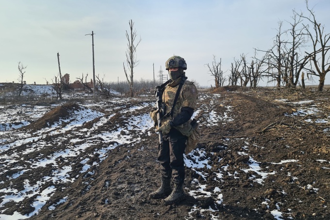 Lính Wagner tác chiến tại Bakhmut, Donetsk thuộc vùng Donbass, vào tháng 1. Ảnh: RIA