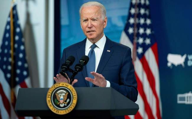 Tổng thống Mỹ Joe Biden phát biểu tại Washington, DC. Ảnh: AFP/TTXVN

