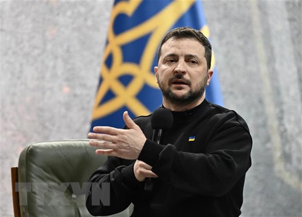 Tổng thống Ukraine Volodymyr Zelensky. Ảnh: AFP/TTXVN