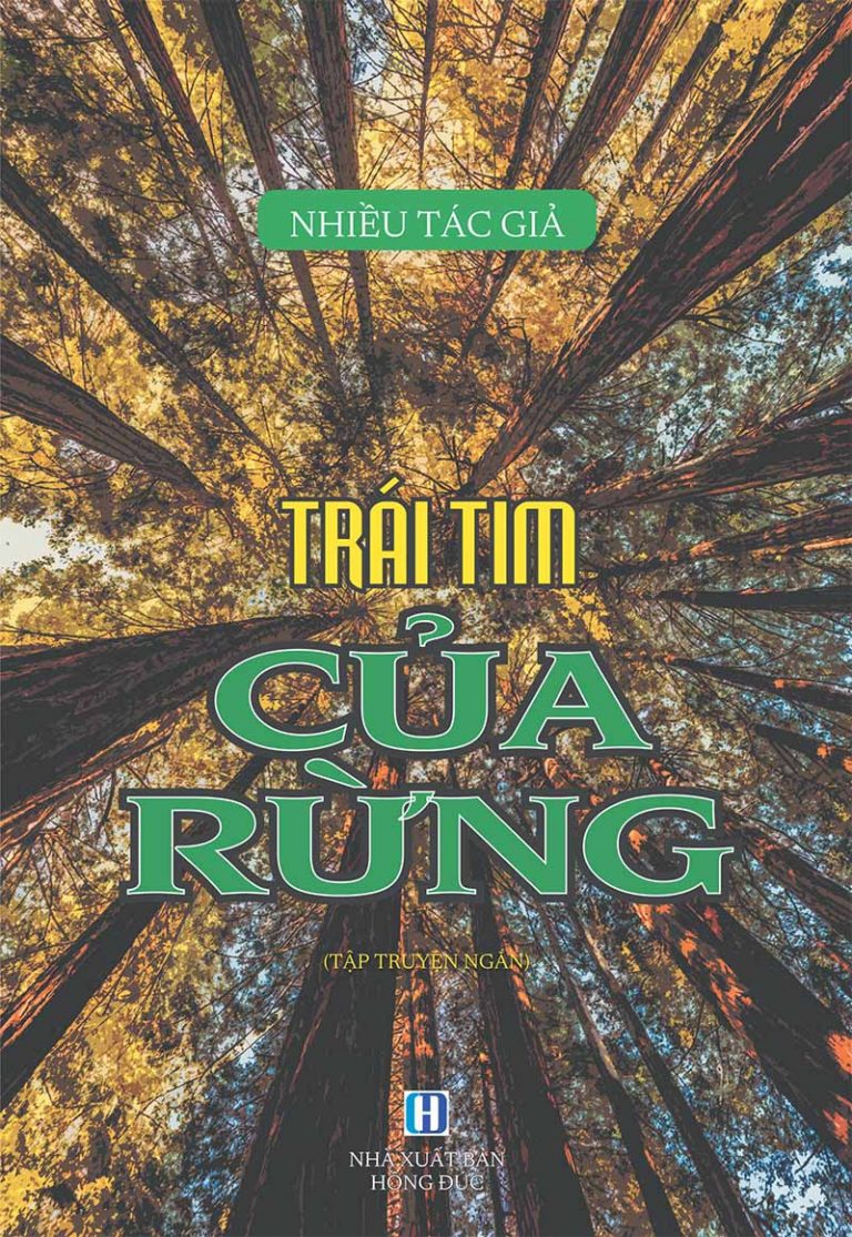 Bìa sách “Trái tim của rừng”. Thiết kế: Đào Tuấn