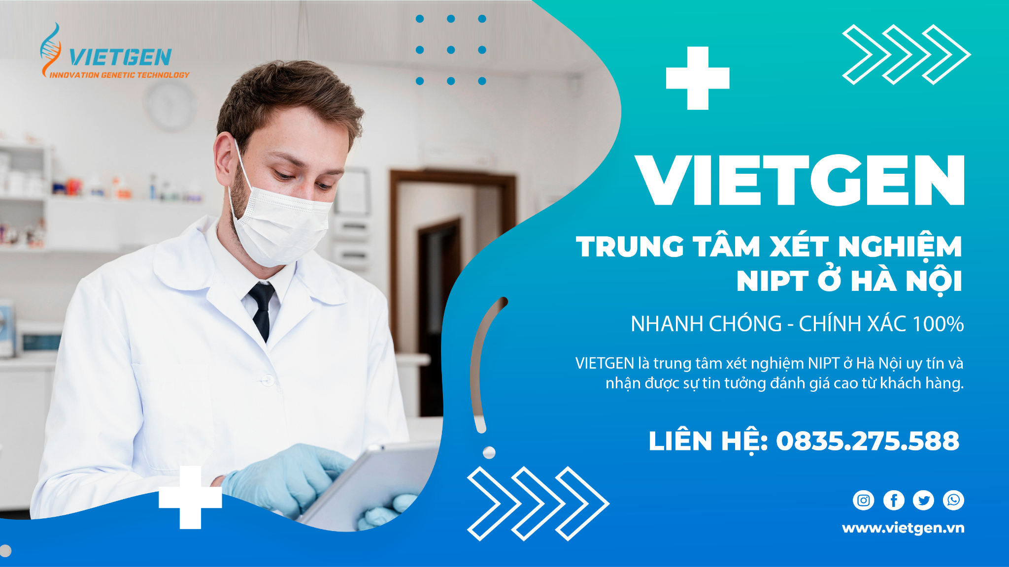 VIETGEN - Trung tâm Xét nghiệm NIPT uy tín và chính xác tại Hà Nội