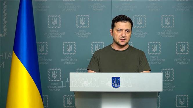 Tổng thống Ukraine Volodymyr Zelensky. Ảnh: AFP/TTXVN