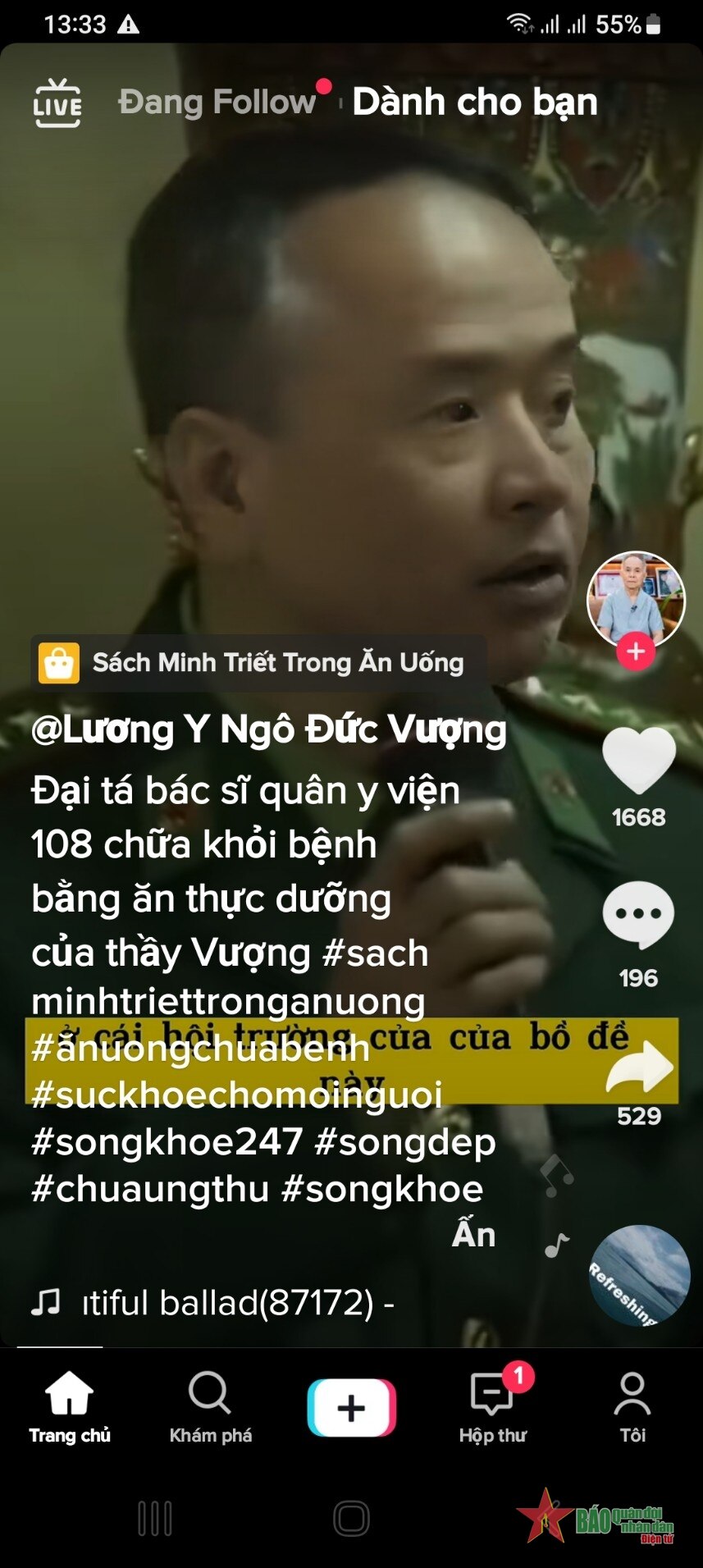 Xuất hiện kẻ mạo danh bác sĩ Bệnh viện Trung ương Quân đội 108 để trục lợi ảnh 1