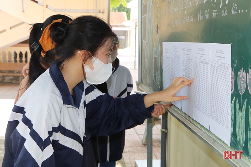 Gần 17.000 thí sinh thi vào lớp 10 ở Hà Tĩnh kiểm tra số báo danh, nghe phổ biến quy chế 