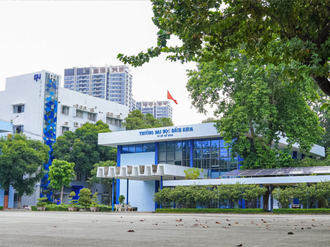 Khuôn viên Đại học Bách khoa TP HCM. Ảnh: hcmut.edu.vn