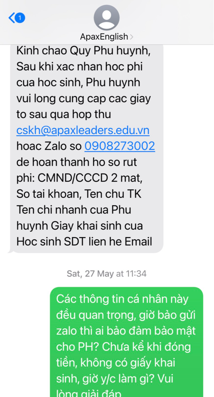 Đến hẹn hoàn học phí, phụ huynh Apax Leaders người có, người không, người bức xúc - Ảnh 4.