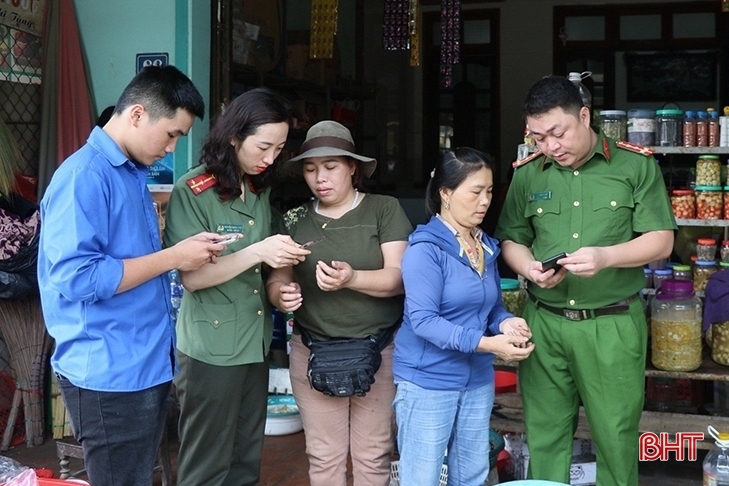 Công an Hà Tĩnh kích hoạt hơn 859.000 tài khoản định danh điện tử 