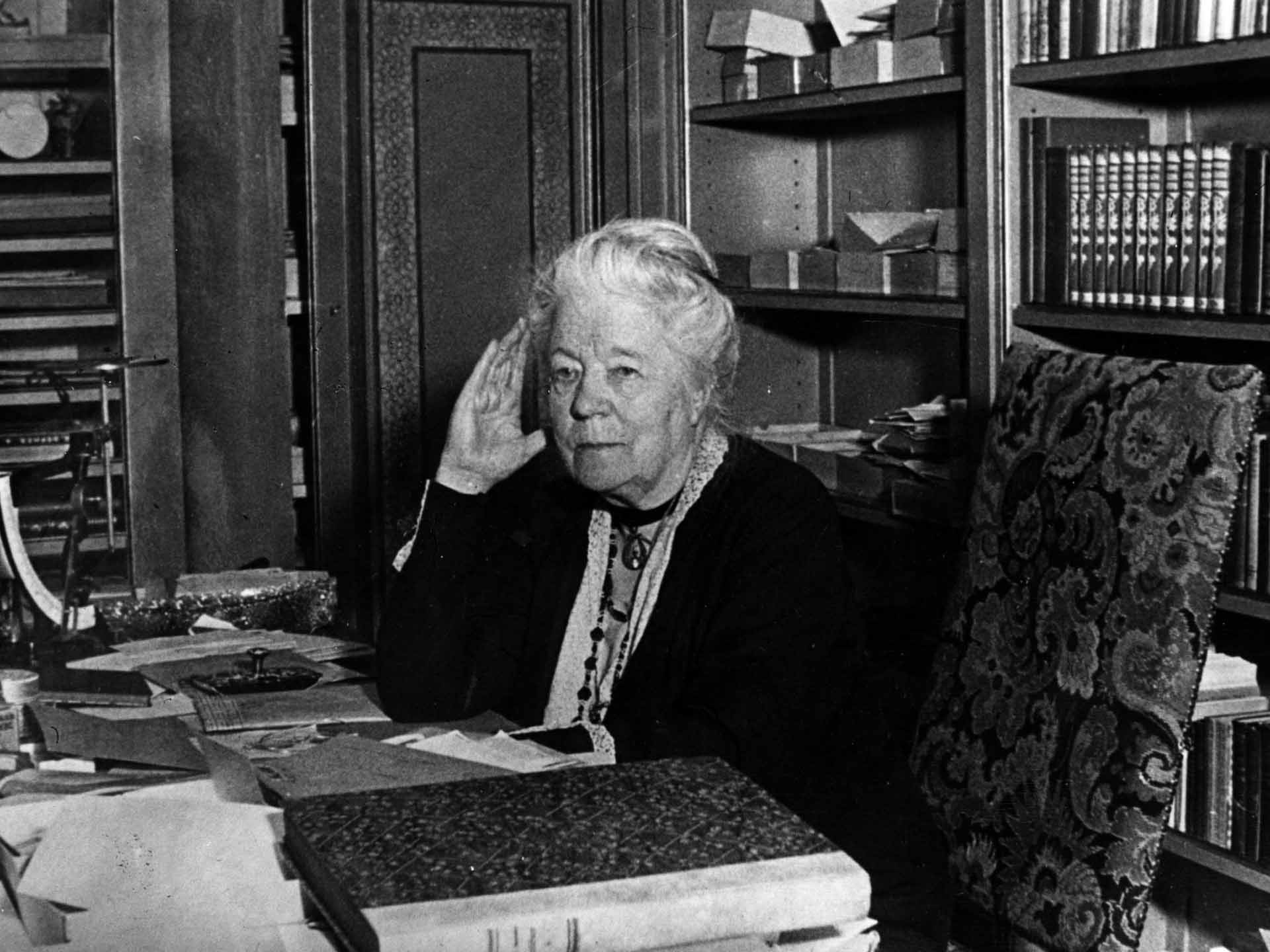 Nữ nhà văn Selma Lagerlof.