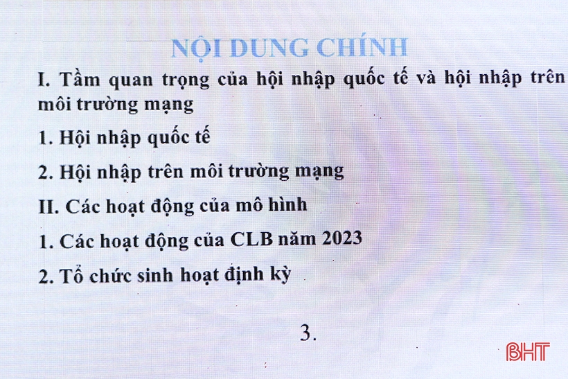 Giúp phụ nữ Hà Tĩnh hội nhập trên môi trường mạng