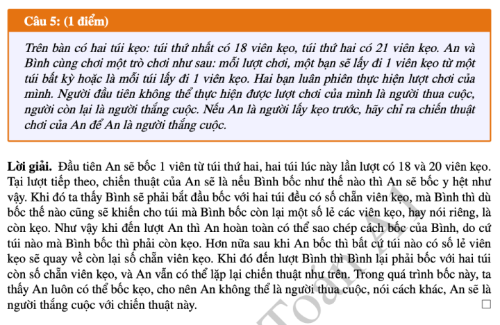 Gợi ý đáp án đề Toán tuyển sinh lớp 10 chuyên Tin Hà Nội năm 2023 - 6