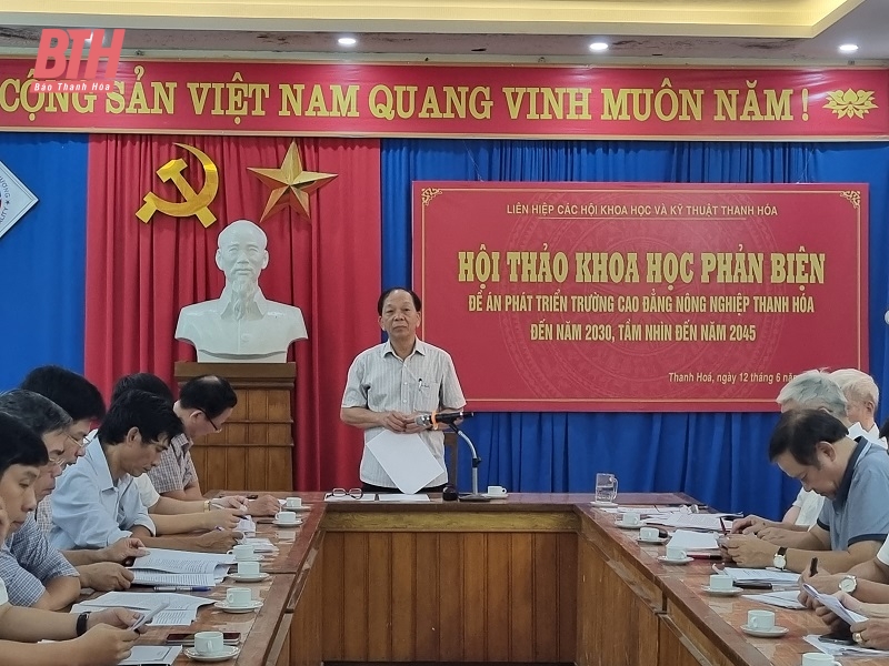 Phản biện “Đề án phát triển Trường Cao đẳng Nông nghiệp Thanh Hoá đến năm 2030, tầm nhìn đến năm 2045”