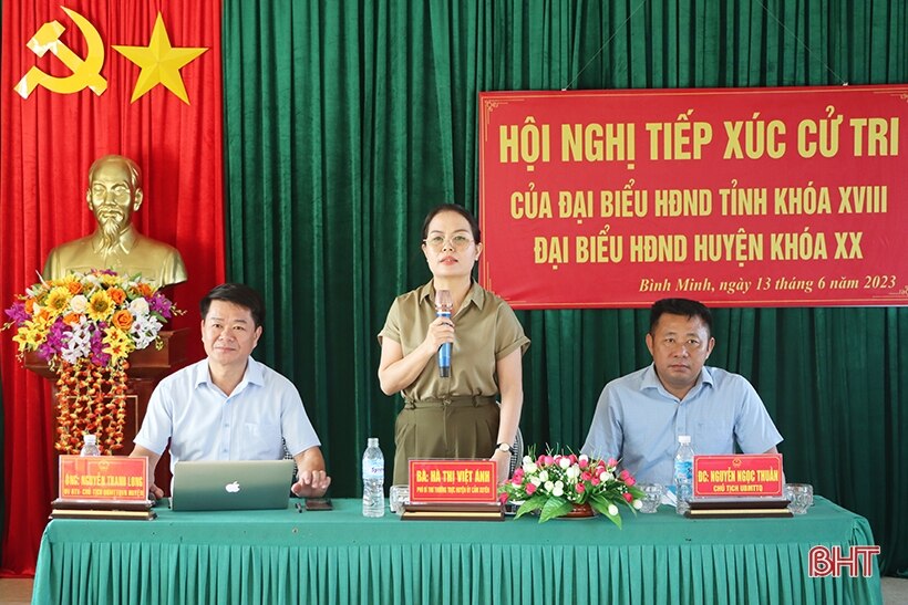 Cử tri Hà Tĩnh kiến nghị hỗ trợ xây dựng cơ sở hạ tầng nông thôn, phát triển nông nghiệp