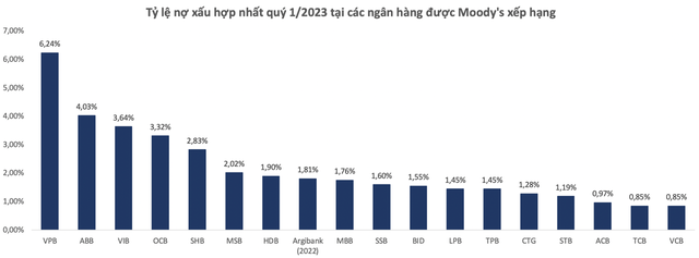 Moody's xếp hạng tín nhiệm HDBank mức B1, nhận định nợ xấu thấp và hiệu quả cao - Ảnh 2.