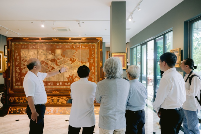 Hội ngộ bất ngờ của các danh họa Việt Nam ở Quang San Art Museum