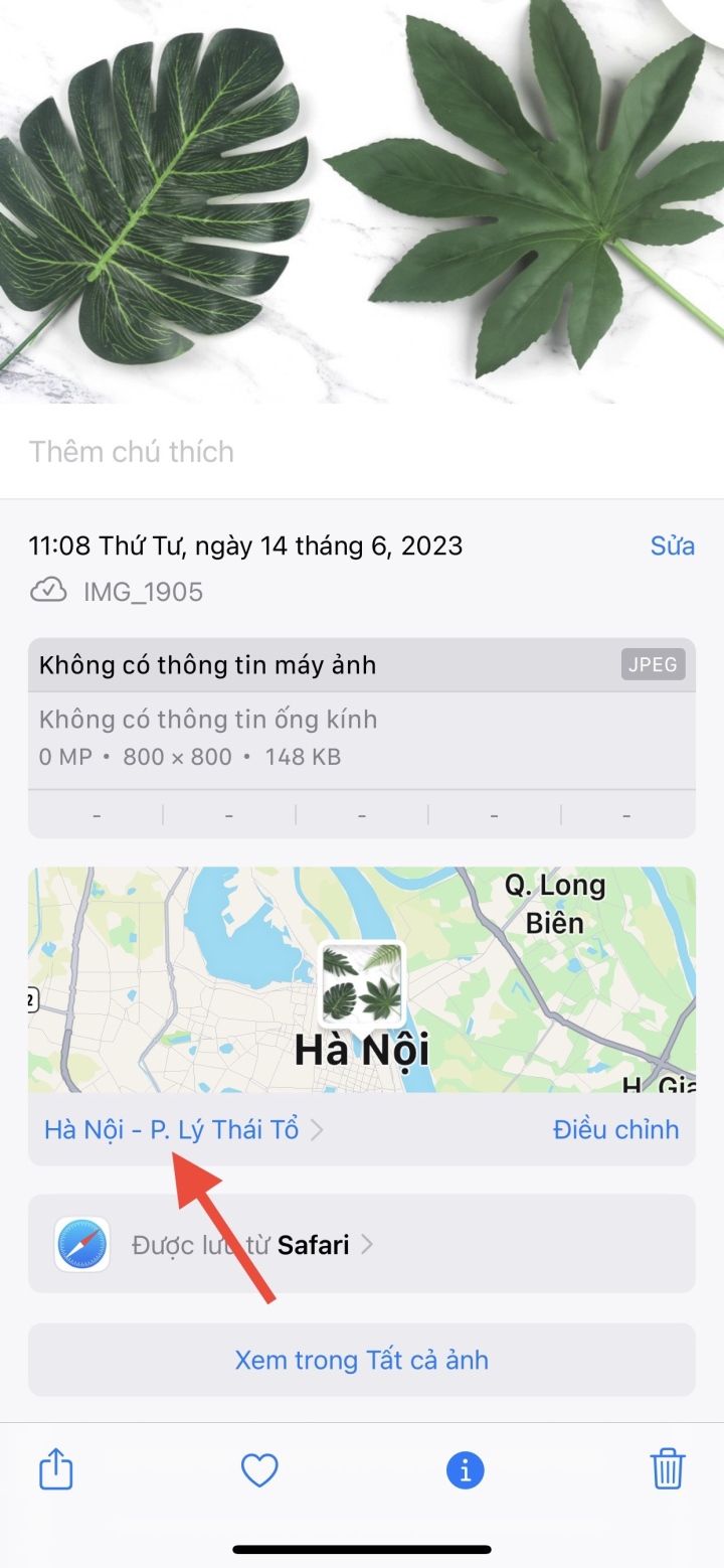 Cách thêm vị trí vào ảnh trên iPhone - 4