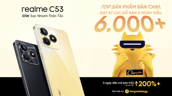 realme C53 gây sốt với 6.500 đơn đặt hàng  ảnh 1