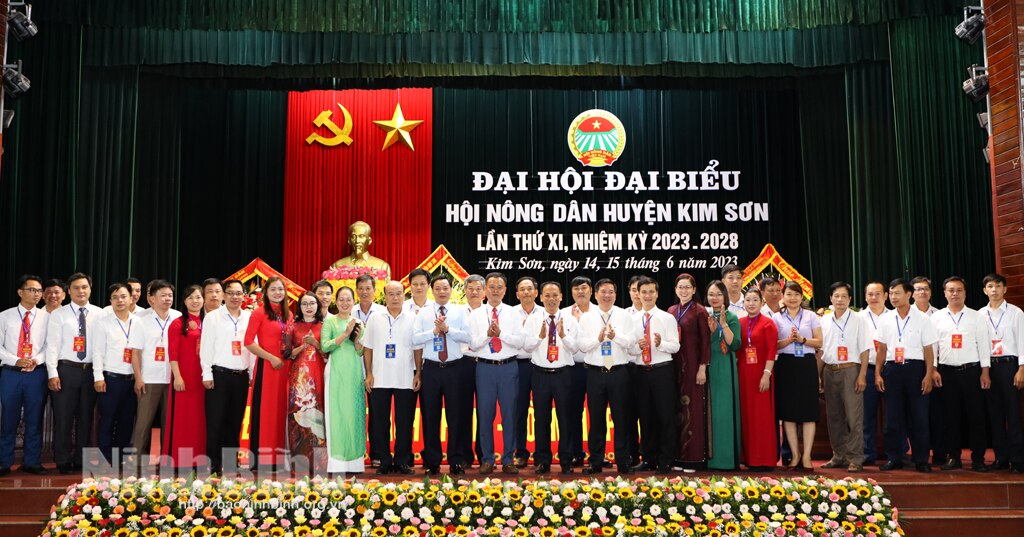 Đại hội đại biểu Hội Nông dân huyện Kim Sơn nhiệm kỳ 2023 2028