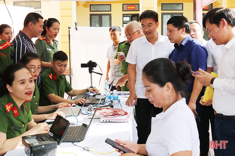 Địa phương đầu tiên của Nghi Xuân tổ chức ngày hội chuyển đổi số