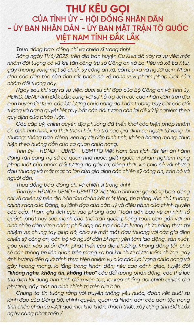 Vụ nổ súng ở Đăk Lăk: Kẻ cầm đầu là ai? Có bao nhiêu đối tượng? - Ảnh 9.