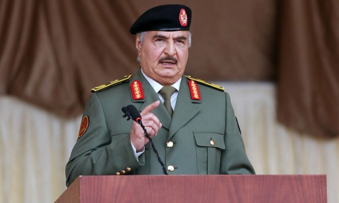 Khalifa Haftar tại Bengazhi, Libya hồi tháng 12/2020. Ảnh: Reuters