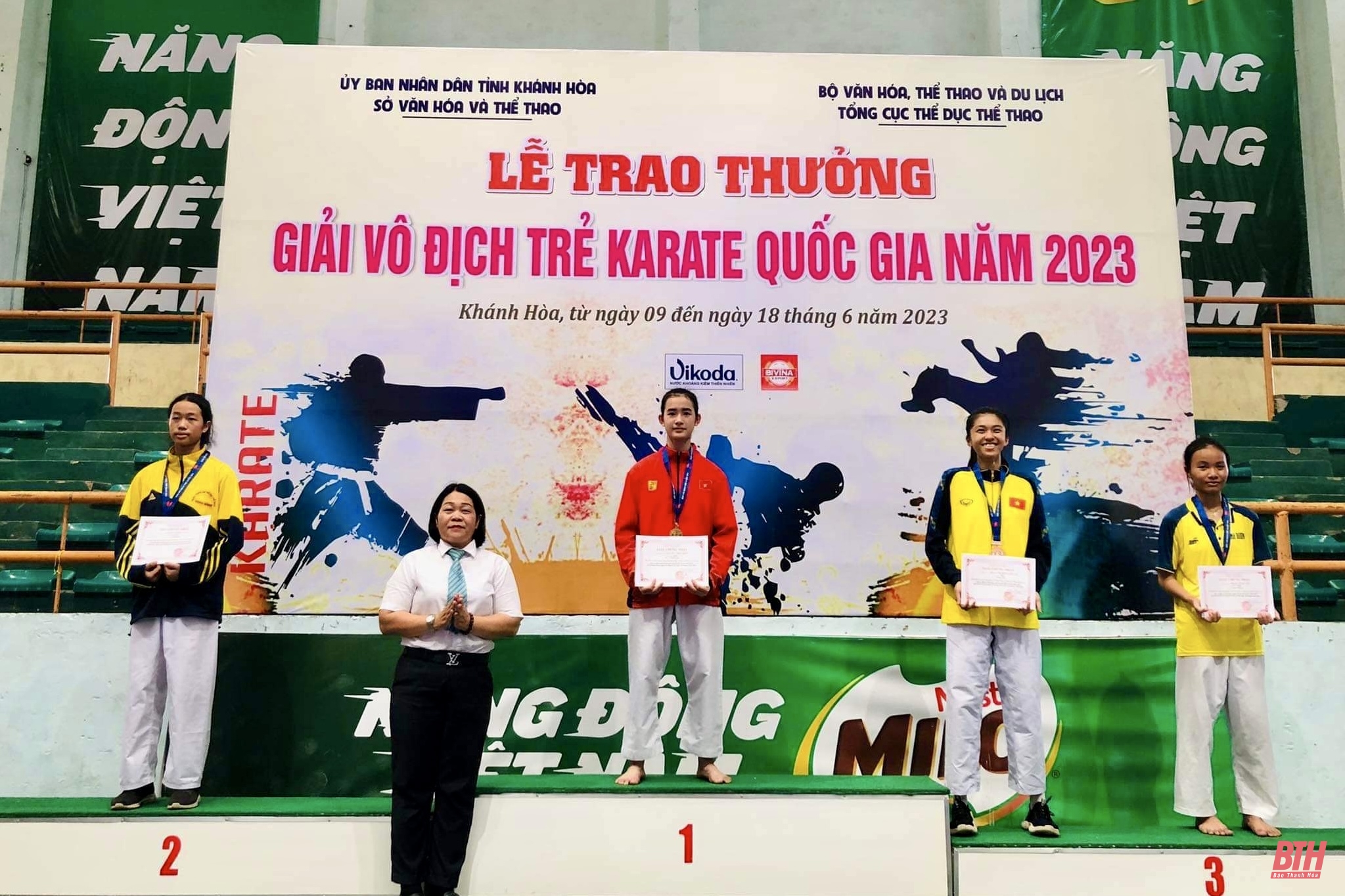 Karate Thanh Hoá giành 21 huy chương tại Giải Vô địch trẻ 2023