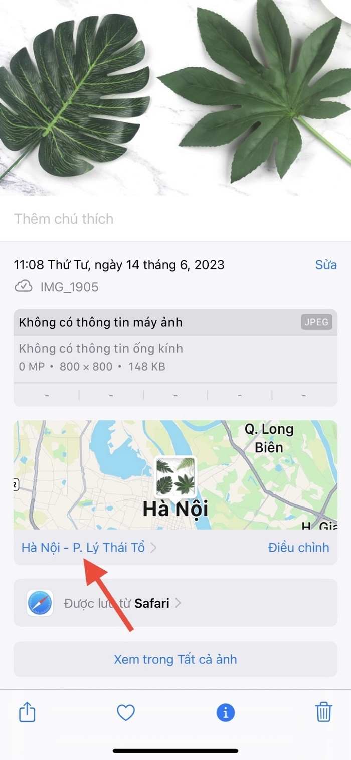 Hướng dẫn cách thêm vị trí vào ảnh trên iPhone