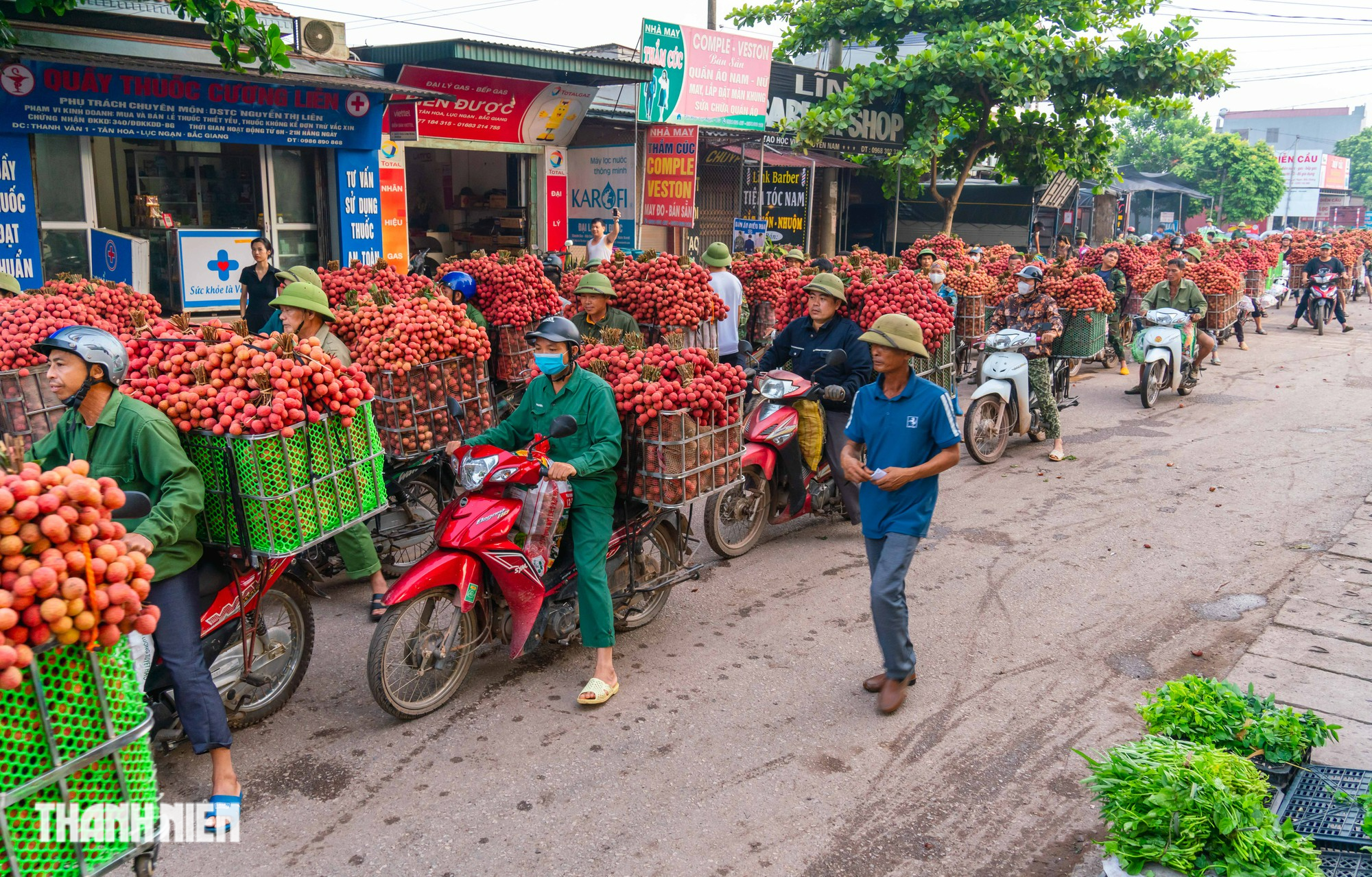 Vải thiều nhuộm đỏ đường quê - Ảnh 6.