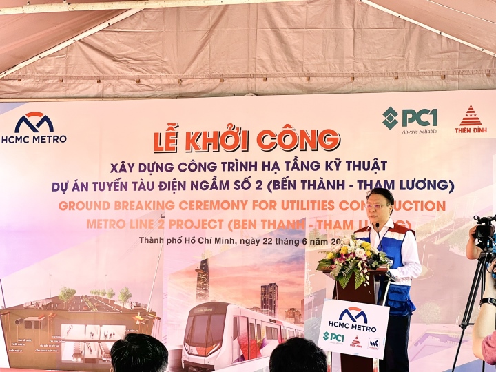 Khởi công hạng mục đầu tiên tuyến Metro số 2 ở TP.HCM - 2