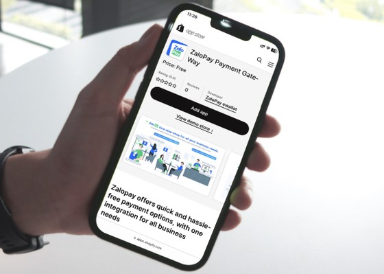 ZaloPay hợp tác với nền tảng thương mại điện tử Shopify ảnh 1