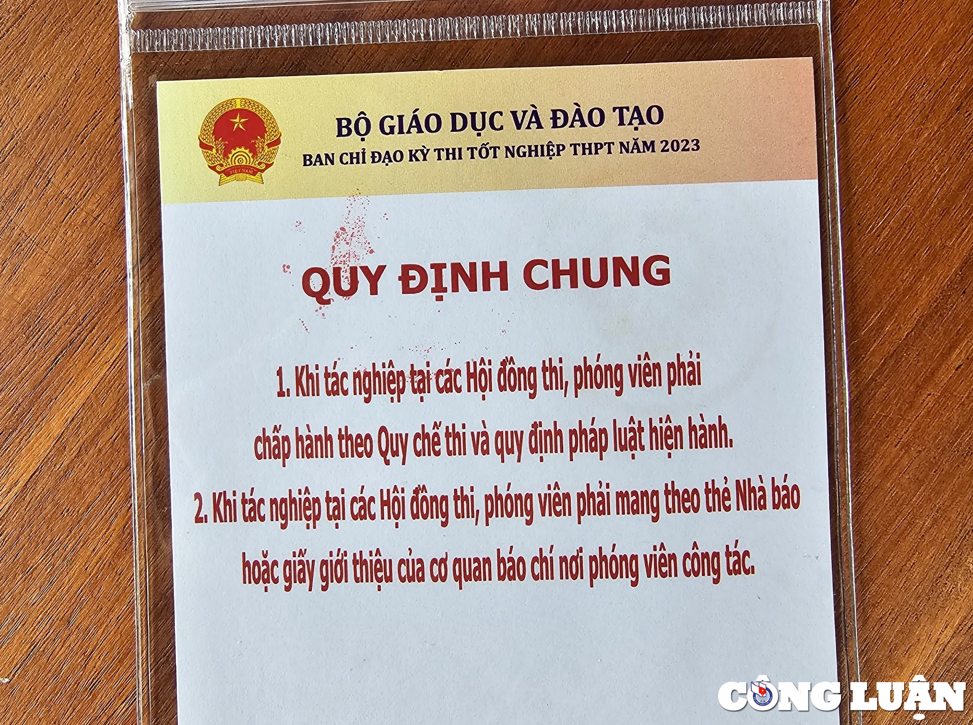 thanh hoa phong vien gap kho khi tac nghiep tai ky thi tot nghiep thpt nam 2023 hinh 2