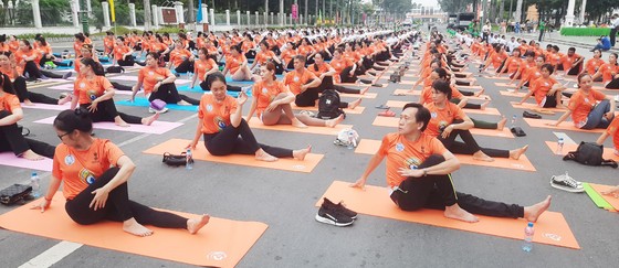 Hơn 500 người tham dự Ngày Quốc tế Yoga tại Đồng Tháp ảnh 1