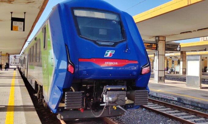 Các tàu chạy bằng pin đang hoạt động ở một số khu vực của Italy. Ảnh: Hitachi Rail