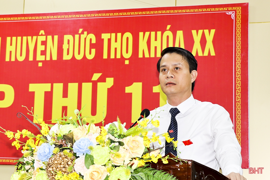 Chủ tịch UBND tỉnh tham dự Kỳ họp thứ 11, HĐND huyện Đức Thọ khóa XX