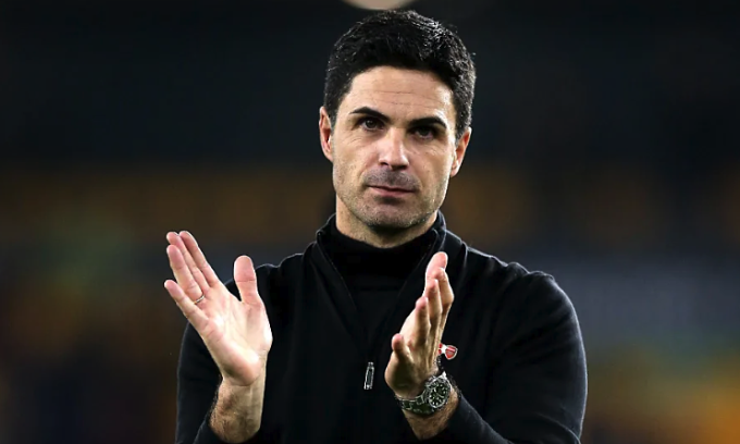 Arteta chưa nguôi nỗi buồn thua Man City ở cuộc đua Ngoại hạng Anh mùa trước. Ảnh: PA