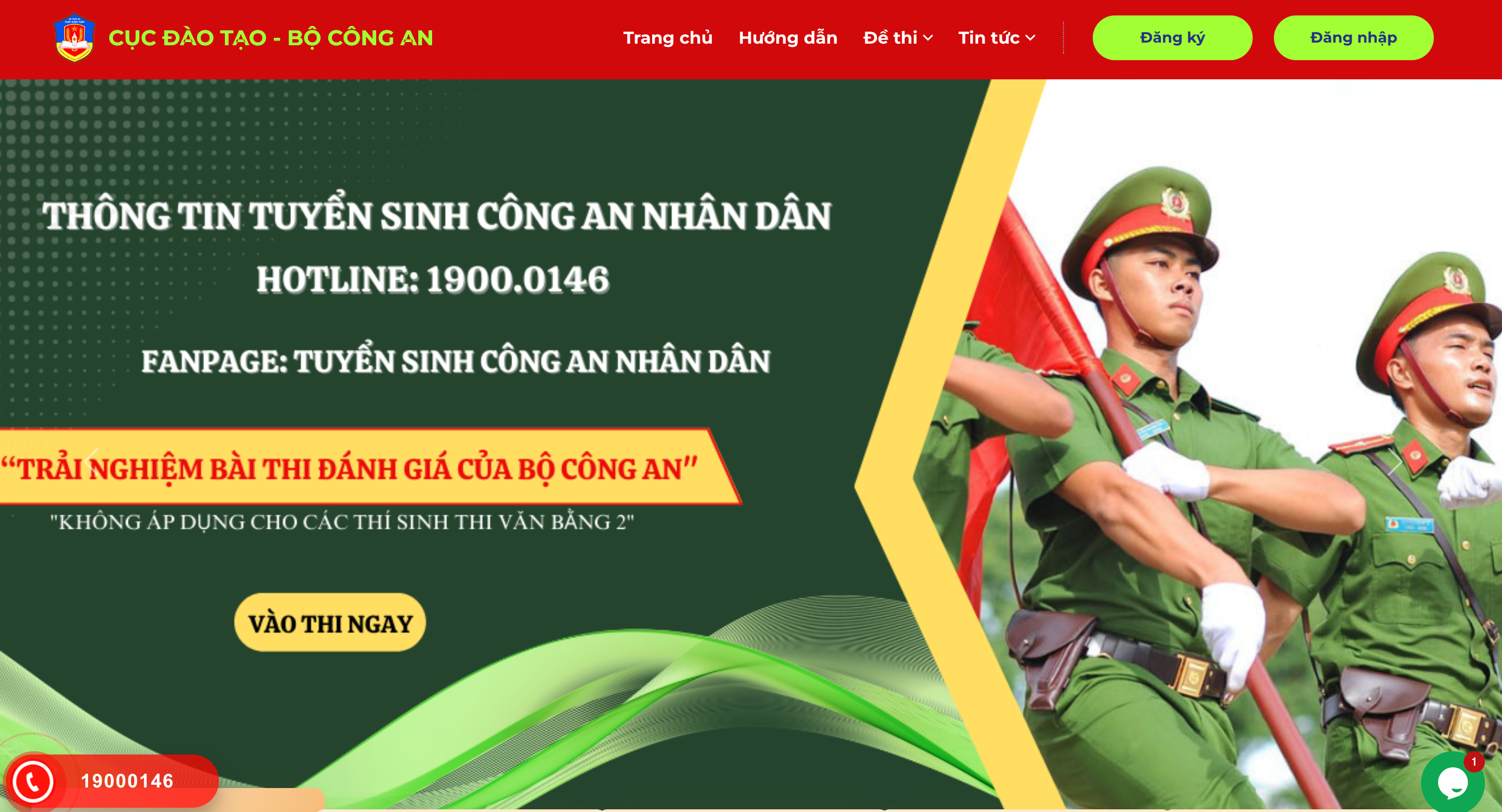 Bộ Công an ra mắt website phục vụ tuyển sinh ngành Công an 2023 - 2