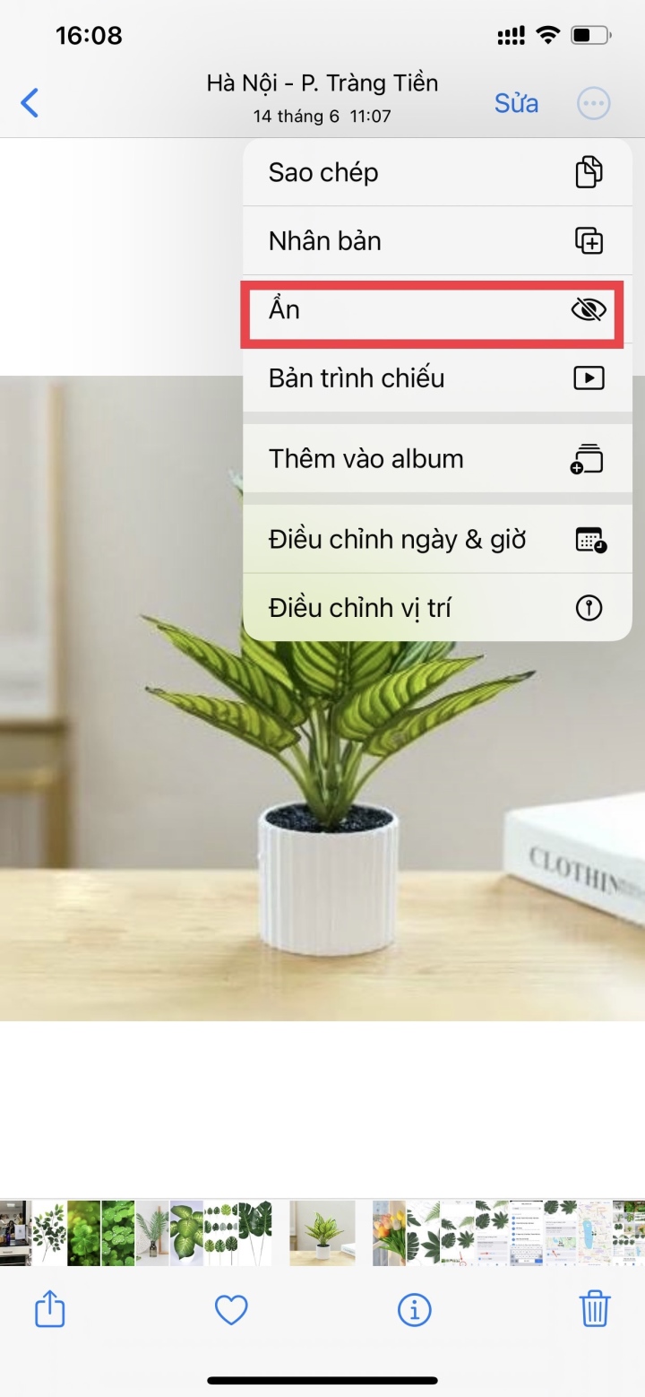 Cách ẩn hình ảnh trên iPhone không cần ứng dụng - 1