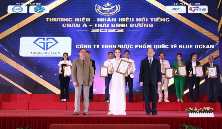 Công ty phân phối Viên ăn ngon GG đạt giải Thương hiệu nổi tiếng châu Á - 1