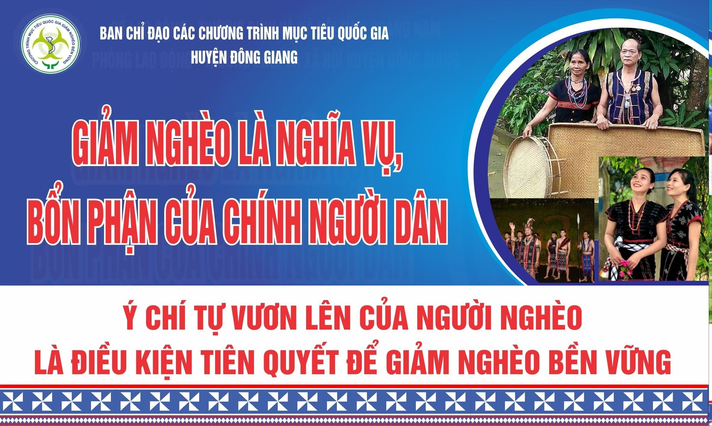 Đông Giang đẩy mạnh tuyên truyền về chính sách giảm nghèo bằng nhiều nội dung, cách thức đa dạng. Ảnh: CT