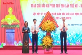 Trao Giải Báo chí tỉnh Phú Thọ lần thứ XIII