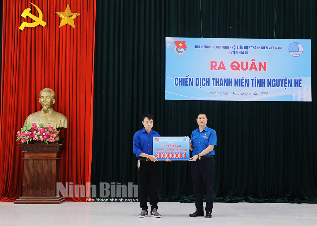 Hoa Lư ra quân chiến dịch Thanh niên tình nguyện hè năm 2023