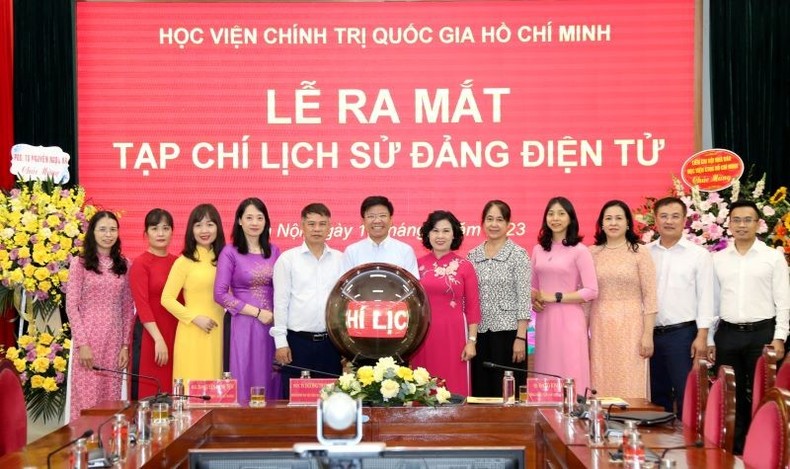 hoc vien chinh tri quoc gia ho chi minh ra mat tap chi lich su dang dien tu hinh 1