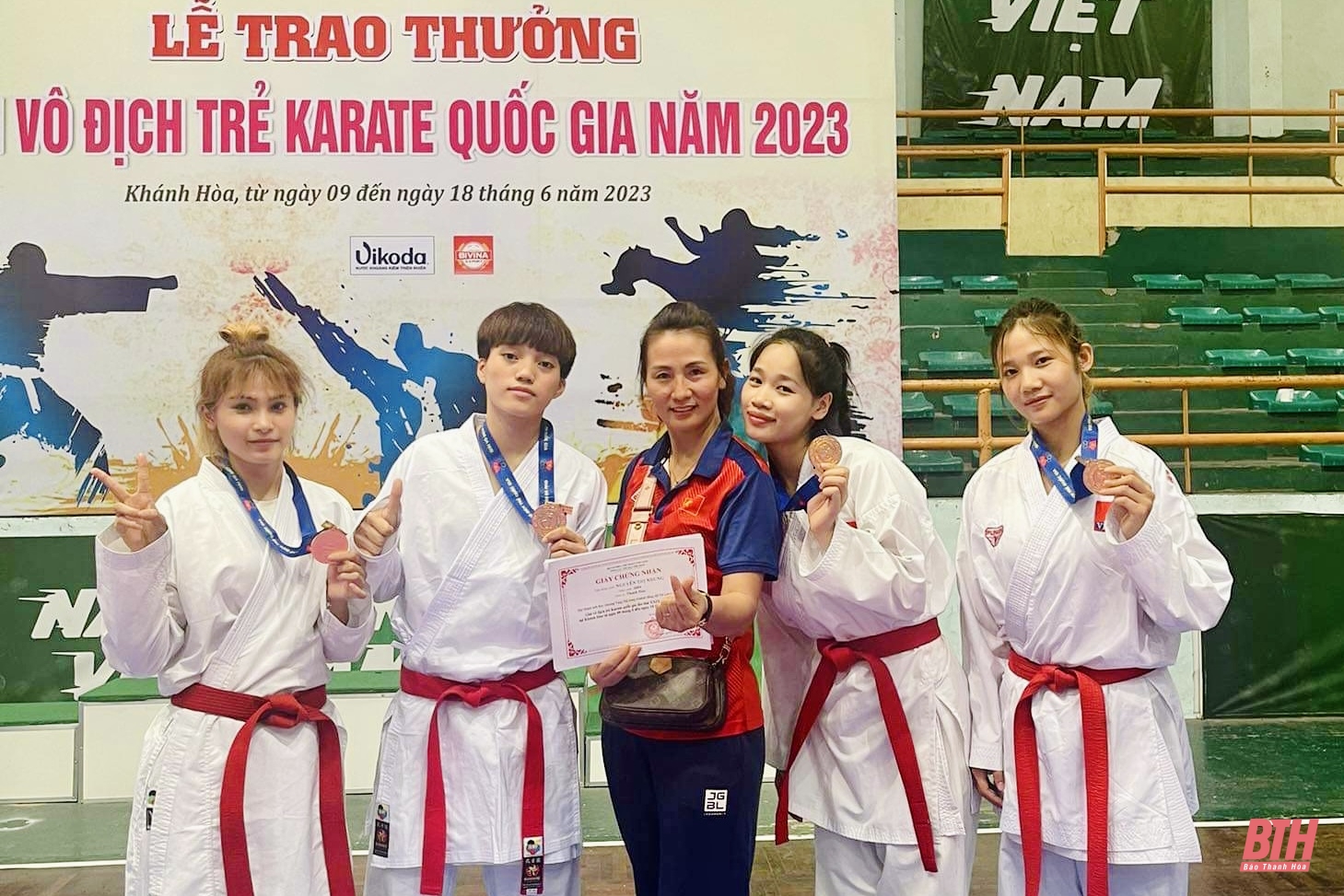 Karate Thanh Hoá giành 21 huy chương tại Giải Vô địch trẻ 2023