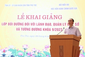 Khai giảng lớp bồi dưỡng cho lãnh đạo quản lý cấp sở năm 2023