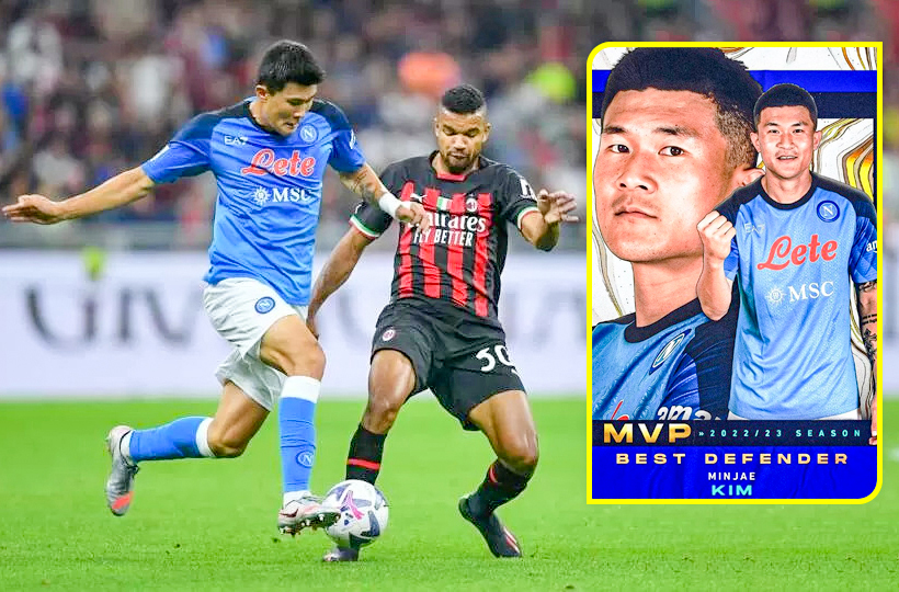 Thi đấu thăng hoa, Kim Min-jae được bóng đá Ý vinh danh. Nguồn ảnh: Allfootball, Besteleven